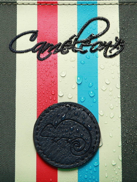 Boekentas Op Wieltjes 3 Compartimenten Vintage Urban Cameleon Groen vintage urban CR41 ander zicht 7