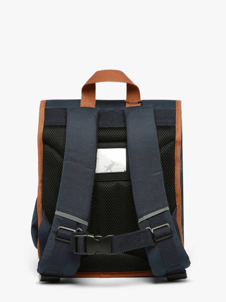 Rugzak 1 Compartiment Vintage Urban Cameleon Blauw vintage urban SD30 ander zicht 3