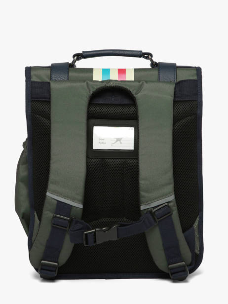 Rugzak Vintage Urban 2 Compartimenten Cameleon Groen vintage urban SD39 ander zicht 3