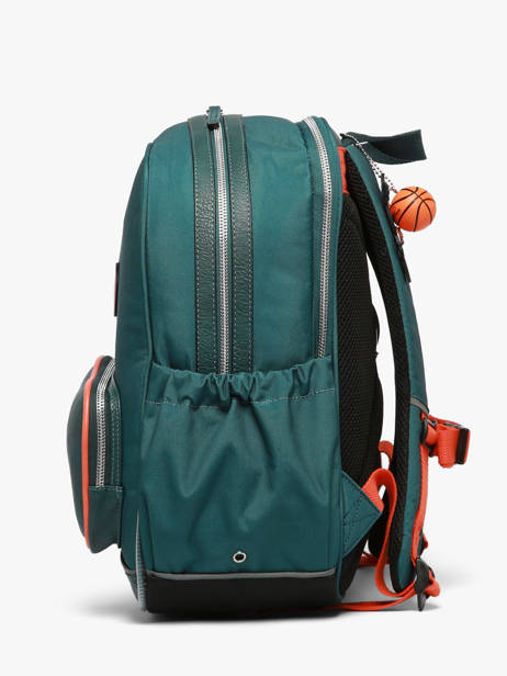 Rugzak 2 Compartimenten Vintage Urban Cameleon Blauw vintage urban SO40 ander zicht 1