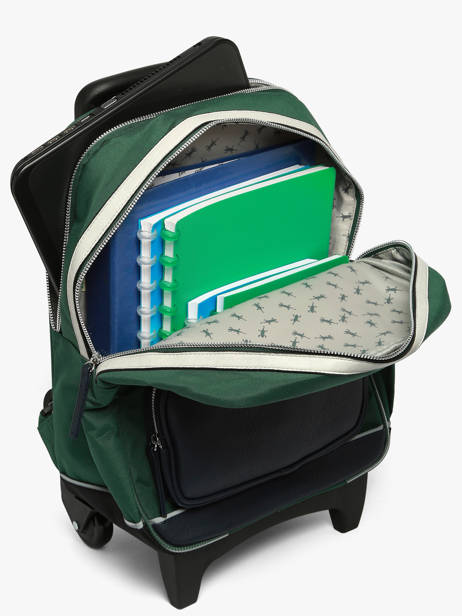 2-compartment Wheeled Schoolbag Vintage Urban Cameleon Green vintage urban SR40 other view 4