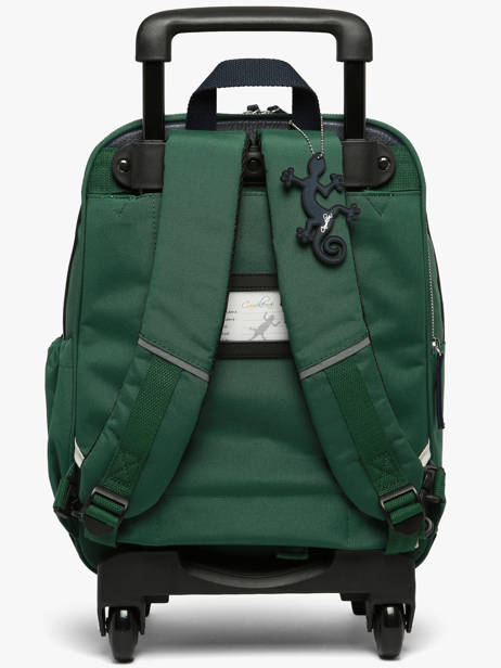 2-compartment Wheeled Schoolbag Vintage Urban Cameleon Green vintage urban SR40 other view 5
