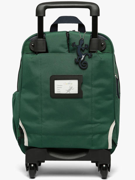 2-compartment Wheeled Schoolbag Vintage Urban Cameleon Green vintage urban SR40 other view 6