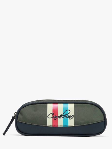 Pennenzak Kinderen 2 Compartimenten Vintage Urban Cameleon Groen vintage urban VIB-TROU