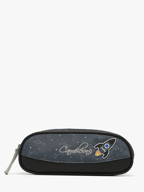 Pencil Case For Kids 2 Compartments Vintage Urban Cameleon Gray vintage urban VIB-TROU
