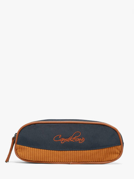 Pencil Case For Kids 2 Compartments Vintage Urban Cameleon Blue vintage urban VIB-TROU