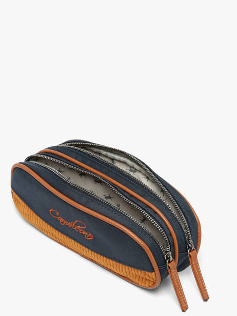 Pencil Case For Kids 2 Compartments Vintage Urban Cameleon Blue vintage urban VIB-TROU other view 1