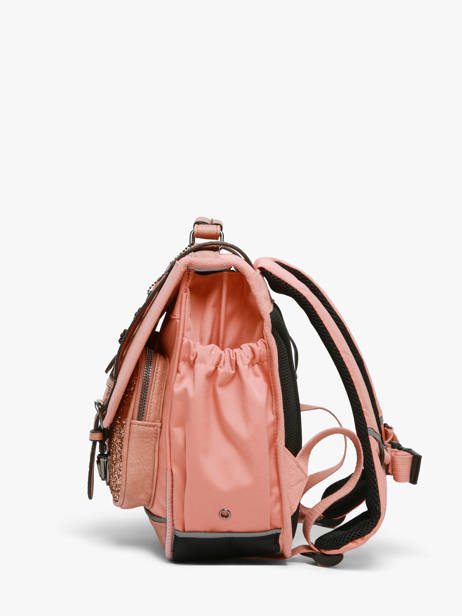Cartable Enfant 2 Compartiments Vintage Fantasy Cameleon Rose vintage fantasy CA35 vue secondaire 2