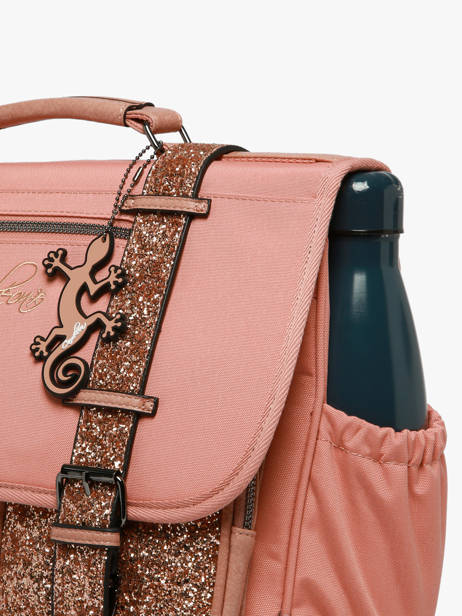 Cartable Enfant 2 Compartiments Vintage Fantasy Cameleon Rose vintage fantasy CA35 vue secondaire 5