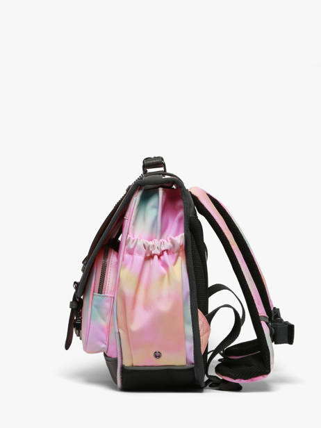 Cartable Enfant 2 Compartiments Vintage Fantasy Cameleon Rose vintage fantasy CA35 vue secondaire 3