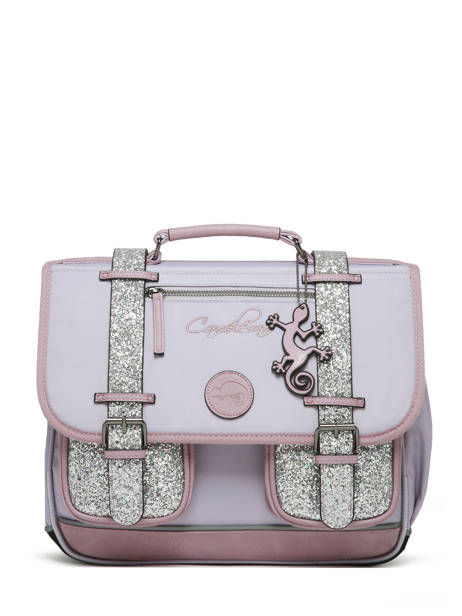 Cartable Enfant 2 Compartiments Vintage Fantasy Cameleon Violet vintage fantasy CA35 vue secondaire 6