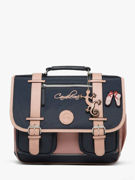 Satchel For Kids 2 Compartments Cameleon Blue vintage fantasy CA35