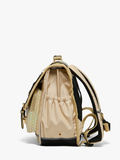 Cartable Enfant 2 Compartiments Vintage Fantasy Cameleon Beige vintage fantasy CA38 vue secondaire 1