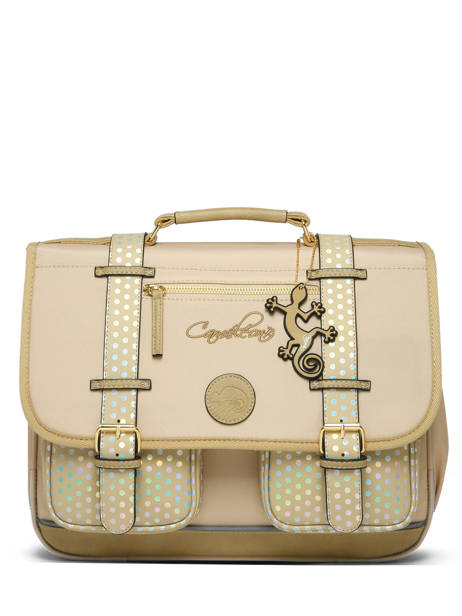 Cartable Enfant 2 Compartiments Vintage Fantasy Cameleon Beige vintage fantasy CA38 vue secondaire 5