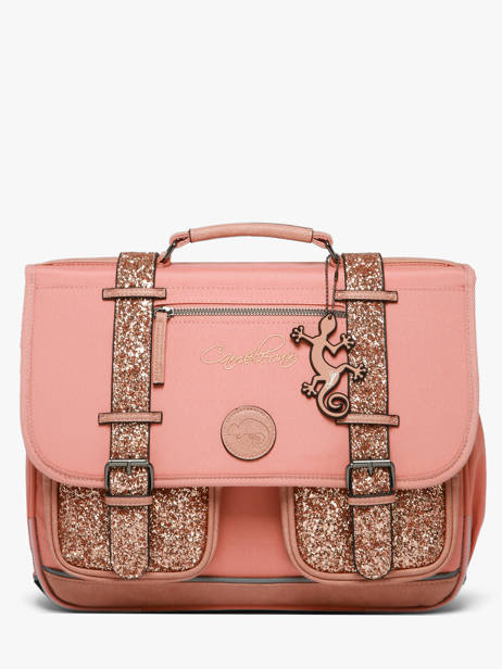 Cartable Enfant 2 Compartiments Vintage Fantasy Cameleon Rose vintage fantasy CA38
