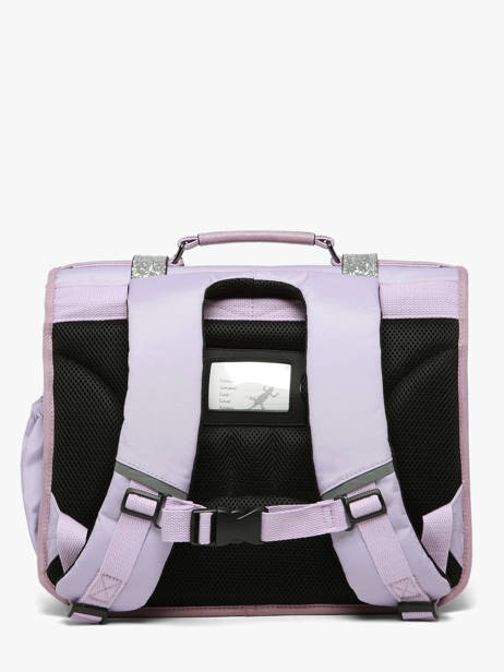 Cartable Enfant 2 Compartiments Vintage Fantasy Cameleon Violet vintage fantasy CA38 vue secondaire 4