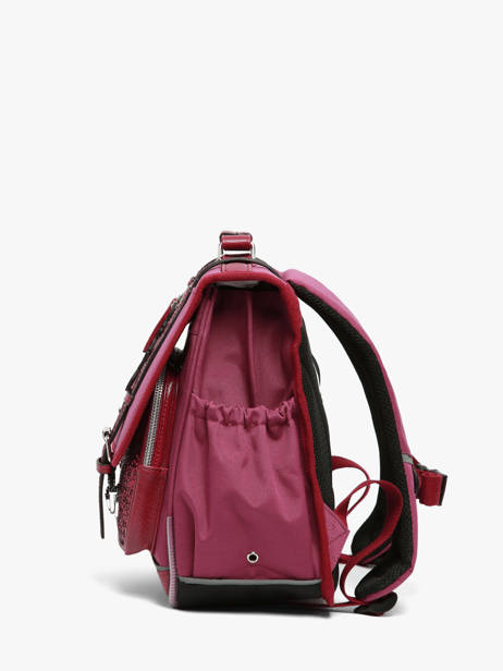 Cartable Enfant 2 Compartiments Vintage Fantasy Cameleon Violet vintage fantasy CA38 vue secondaire 1