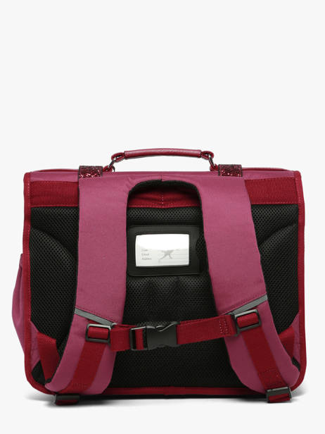 Cartable Enfant 2 Compartiments Vintage Fantasy Cameleon Violet vintage fantasy CA38 vue secondaire 3