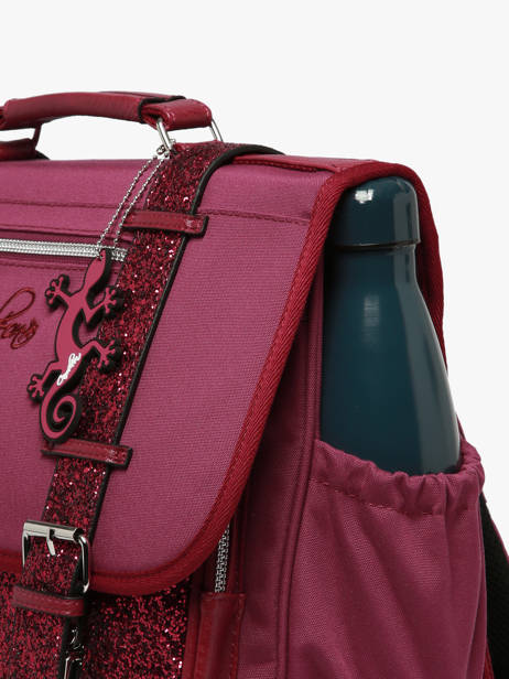 Cartable Enfant 2 Compartiments Vintage Fantasy Cameleon Violet vintage fantasy CA38 vue secondaire 4