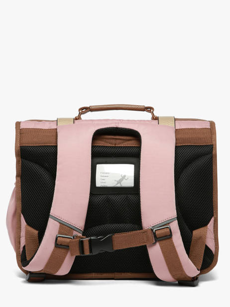 Cartable Enfant 2 Compartiments Vintage Fantasy Cameleon Rose vintage fantasy CA38 vue secondaire 3