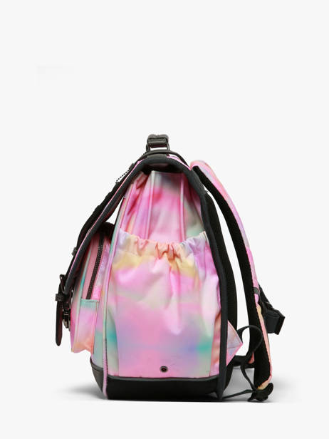 Cartable Enfant 3 Compartiments Vintage Fantasy Cameleon Rose vintage fantasy CA41 vue secondaire 2
