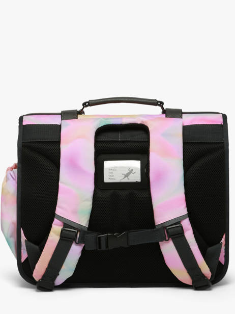 Cartable Enfant 3 Compartiments Vintage Fantasy Cameleon Rose vintage fantasy CA41 vue secondaire 4