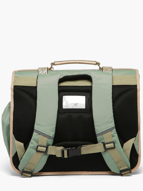 Cartable Enfant 3 Compartiments Vintage Fantasy Cameleon Vert vintage fantasy CA41 vue secondaire 4