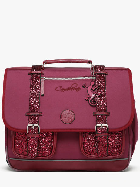 Cartable Enfant 3 Compartiments Cameleon Violet vintage fantasy CA41