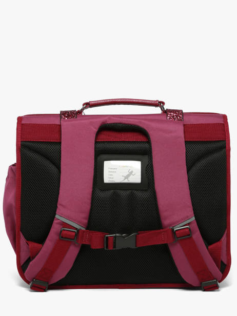 Cartable Enfant 3 Compartiments Cameleon Violet vintage fantasy CA41 vue secondaire 3