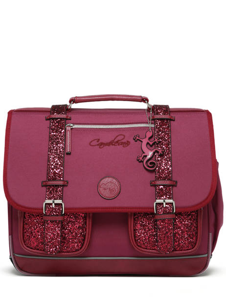 Cartable Enfant 3 Compartiments Cameleon Violet vintage fantasy CA41 vue secondaire 5