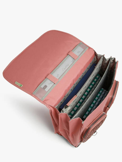 Cartable Enfant 3 Compartiments Vintage Fantasy Cameleon Rose vintage fantasy CA41 vue secondaire 3