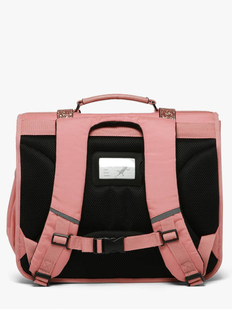 Cartable Enfant 3 Compartiments Vintage Fantasy Cameleon Rose vintage fantasy CA41 vue secondaire 4
