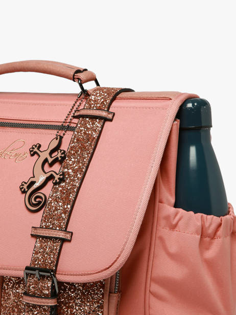 Cartable Enfant 3 Compartiments Vintage Fantasy Cameleon Rose vintage fantasy CA41 vue secondaire 5