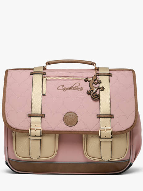Cartable Enfant 3 Compartiments Vintage Fantasy Cameleon Rose vintage fantasy CA41
