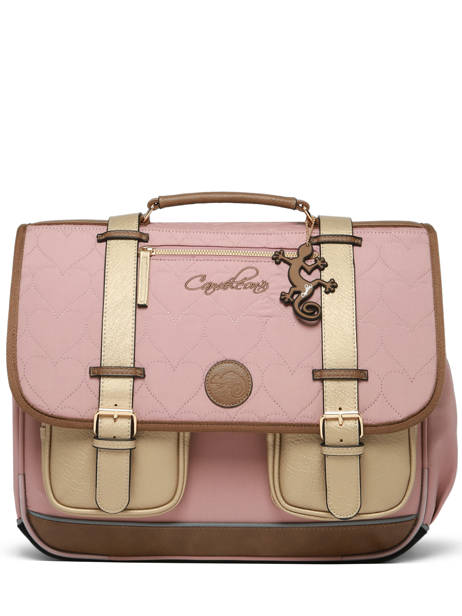 Cartable Enfant 3 Compartiments Cameleon Rose vintage fantasy CA41 vue secondaire 5