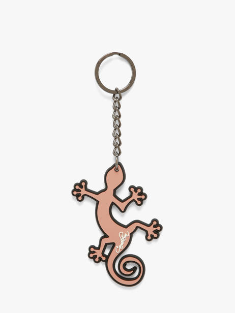 Porte-clefs Cameleon Rose vintage fantasy PCLE