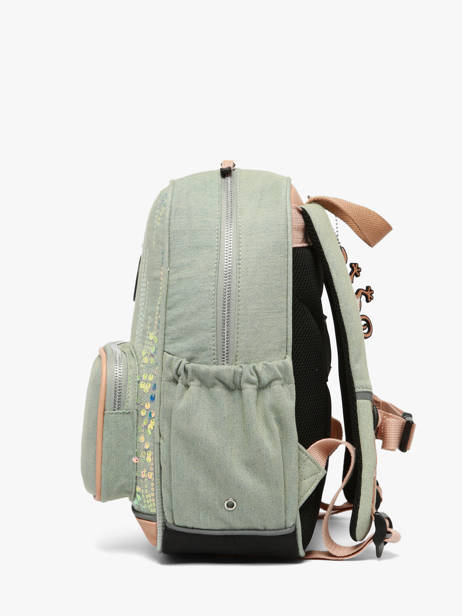 Rugzak 1 Compartiment Vintage Fantasy Cameleon Groen vintage fantasy SD33 ander zicht 1