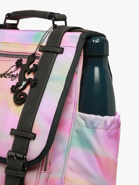 2-compartment Vintage Fantasy Backpack Cameleon Pink vintage fantasy SD39 other view 6