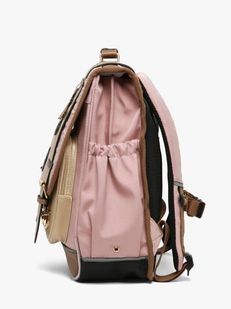 Rugzak Vintage Fantasy 2 Compartimenten Cameleon Roze vintage fantasy SD39 ander zicht 1