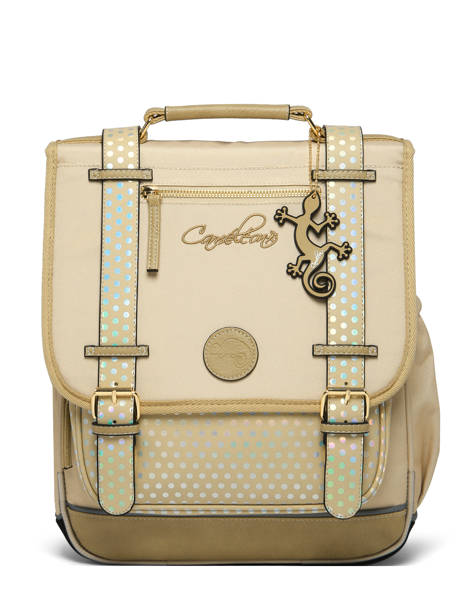 Rugzak Vintage Fantasy 2 Compartimenten Cameleon Beige vintage fantasy SD39 ander zicht 5
