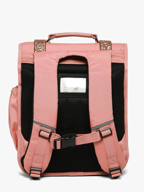 Rugzak 2 Compartimenten Cameleon Roze vintage fantasy SD39 ander zicht 5