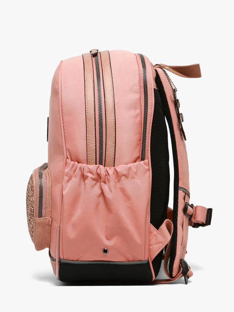 Rugzak 2 Compartimenten Vintage Fantasy Cameleon Roze vintage fantasy SO40 ander zicht 2