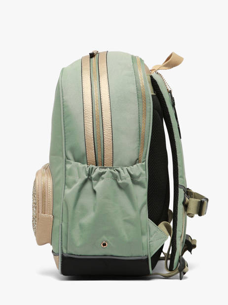 Rugzak 2 Compartimenten Vintage Fantasy Cameleon Groen vintage fantasy SO40 ander zicht 2