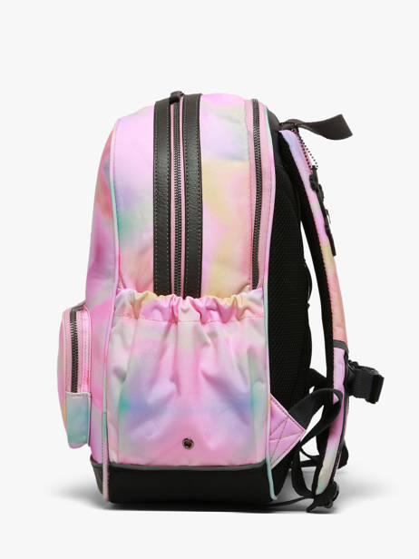 Rugzak 2 Compartimenten Vintage Fantasy Cameleon Roze vintage fantasy SO40 ander zicht 2