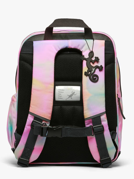 Rugzak 2 Compartimenten Vintage Fantasy Cameleon Roze vintage fantasy SO40 ander zicht 4