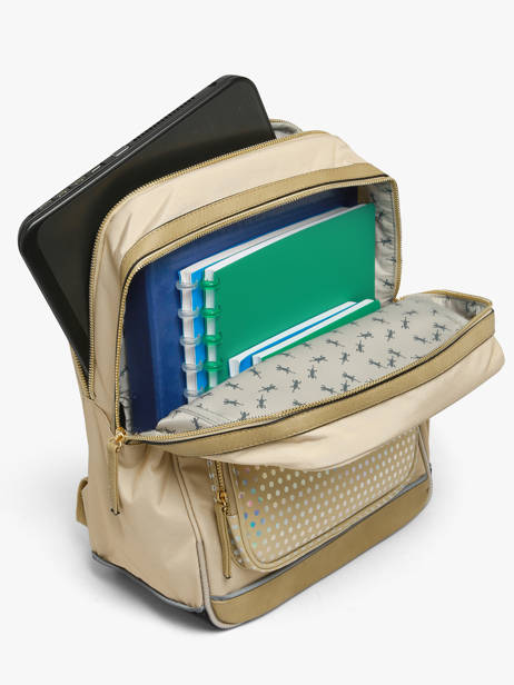 2-compartment Backpack Vintage Fantasy Cameleon Beige vintage fantasy SO40 other view 4