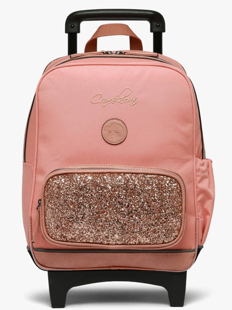 Rugzak Op Wieltjes 2 Compartimenten Vintage Fantasy Cameleon Roze vintage fantasy SR40