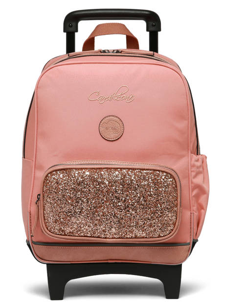 Rugzak Op Wieltjes 2 Compartimenten Vintage Fantasy Cameleon Roze vintage fantasy SR40 ander zicht 7
