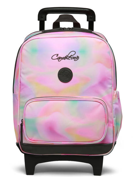 Rugzak Op Wieltjes 2 Compartimenten Vintage Fantasy Cameleon Roze vintage fantasy SR40 ander zicht 7