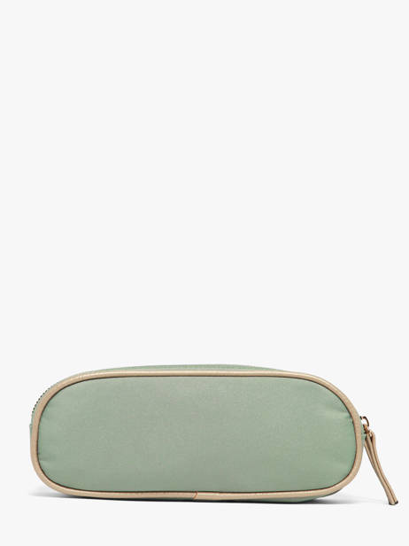 Pencil Case For Kids 2 Compartments Vintage Fantasy Cameleon Green vintage fantasy TROU other view 2